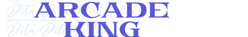 Arcade King font