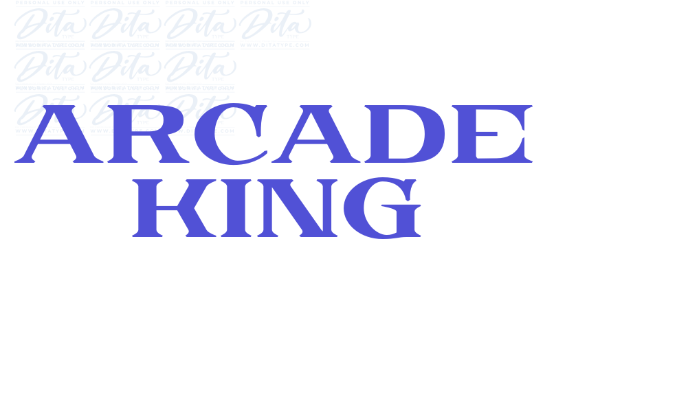 Arcade King-font-download