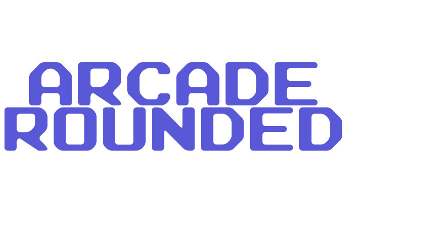 Arcade Rounded Font