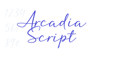Arcadia Script-font-download
