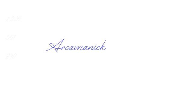 Arcamanick font free