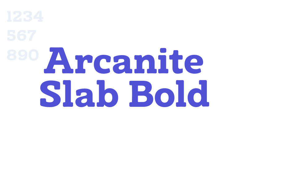 Arcanite Slab Bold-font-download