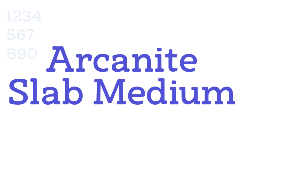 Arcanite Slab Medium-font-download