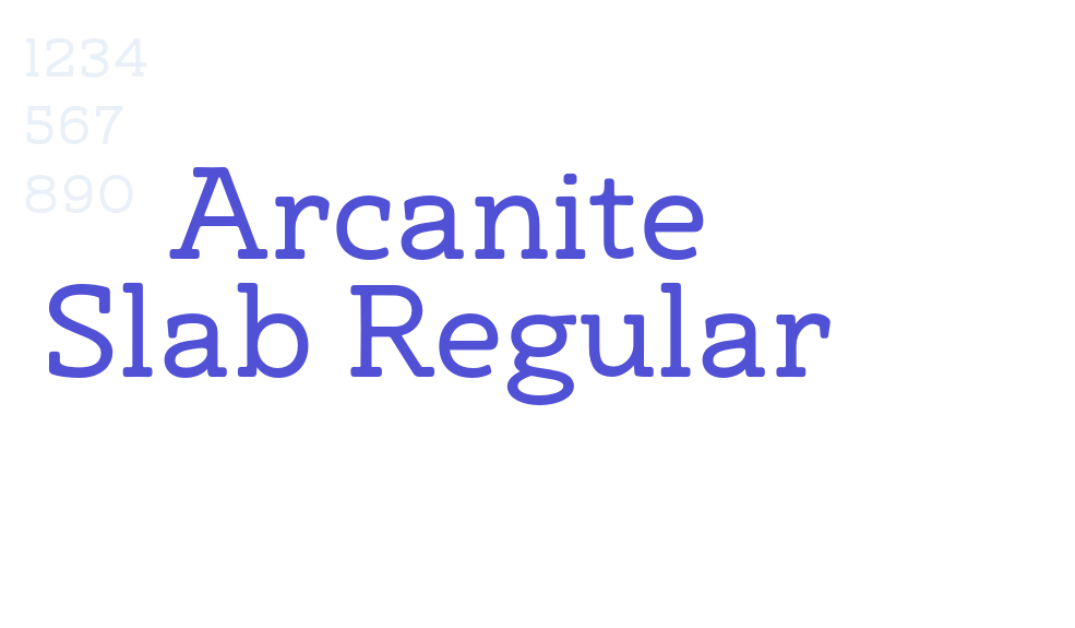 Arcanite Slab Regular-font-download