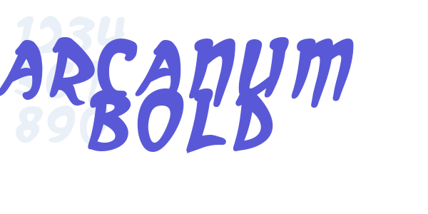 Arcanum Bold font