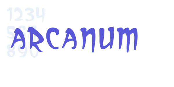 Arcanum font free