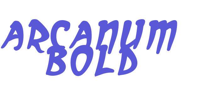 Arcanum Bold Font Download