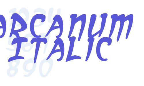 Arcanum Italic Font Download