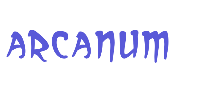 Arcanum Font