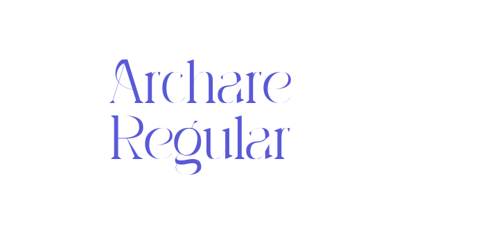 Archare Regular Font Download