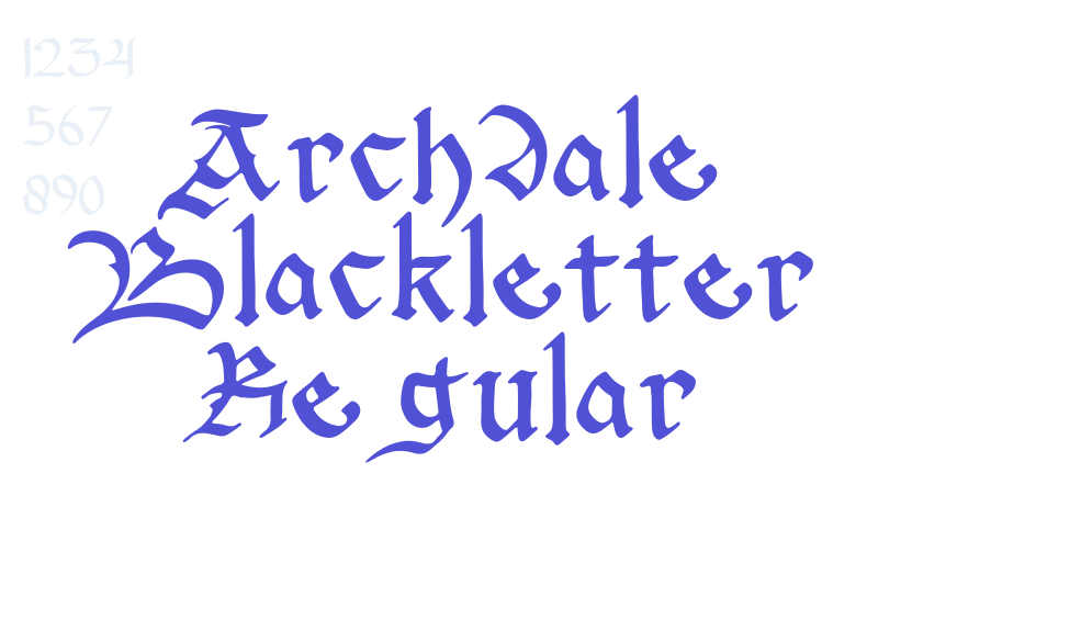 Archdale Blackletter Regular-font-download