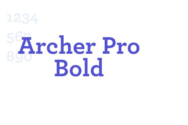 Archer Pro Bold