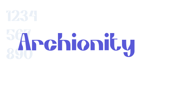 Archionity font free