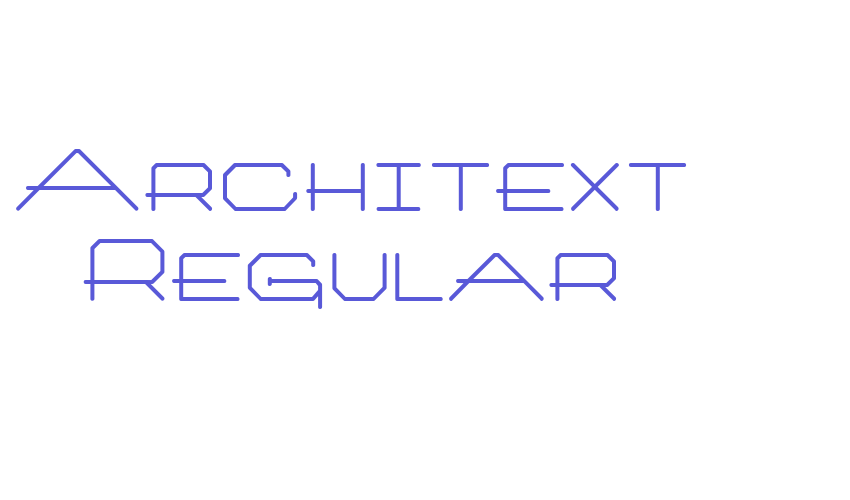 Architext Regular Font