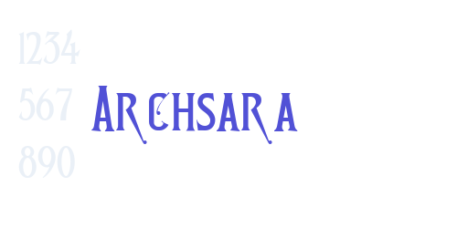 Archsara-font-download