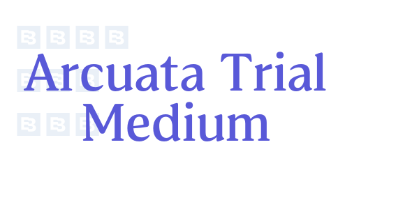 Arcuata Trial Medium font free