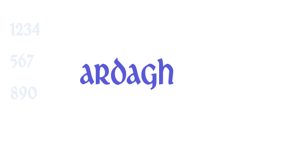 Ardagh font