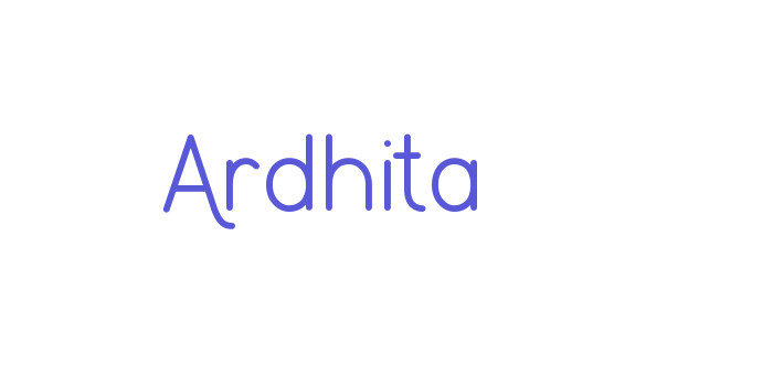 Ardhita Font