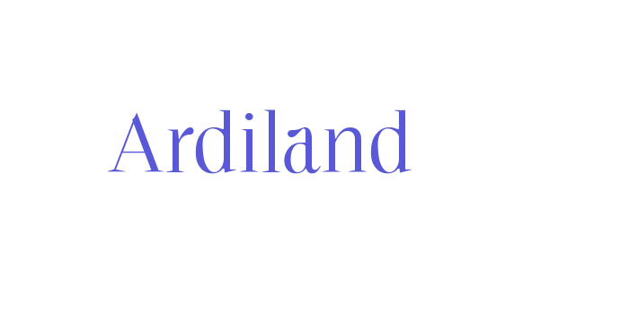 Ardiland Font