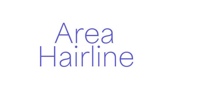 Area Hairline Font Download