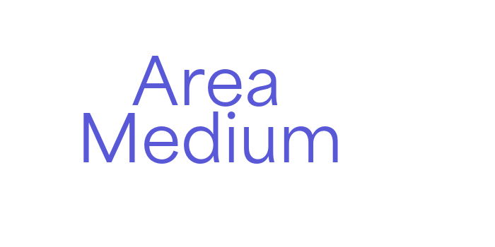 Area Medium Font Download