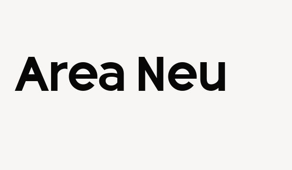 Area Neu Font