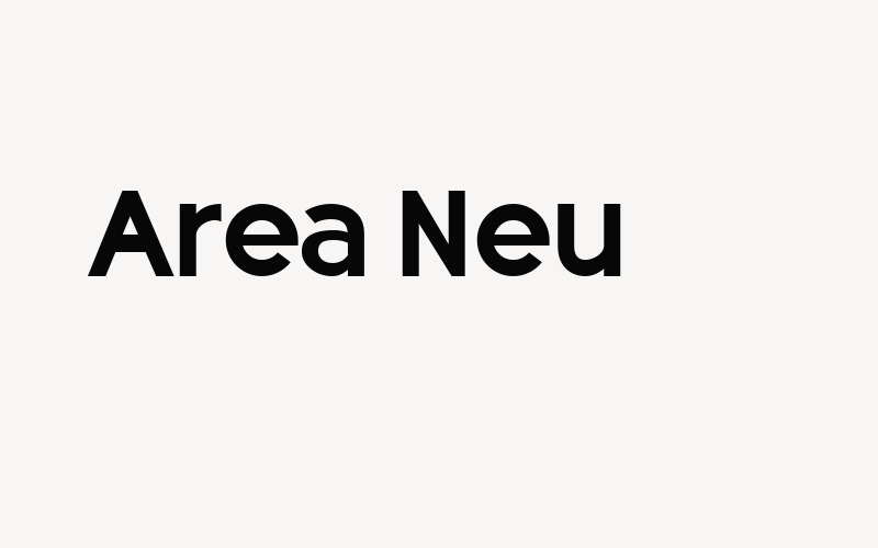 Area Neu Font