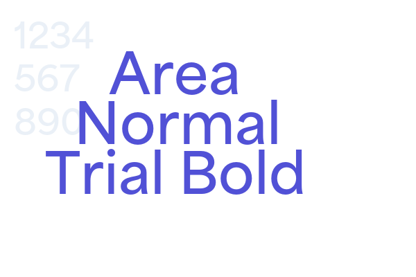 Area Normal Trial Bold