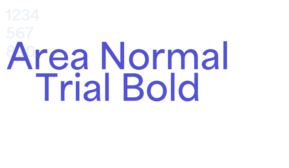 Area Normal Trial Bold-font-download