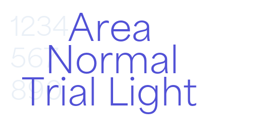 Area Normal Trial Light-font-download
