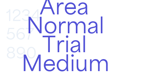 Area Normal Trial Medium-font-download