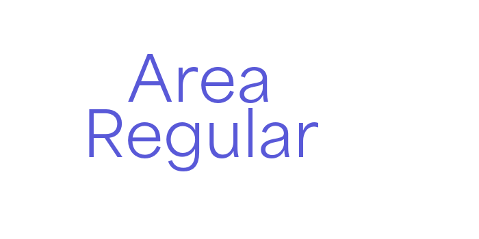 Area Regular Font Download