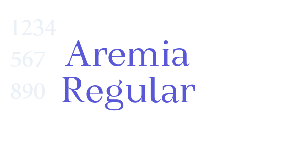 Aremia Regular font free