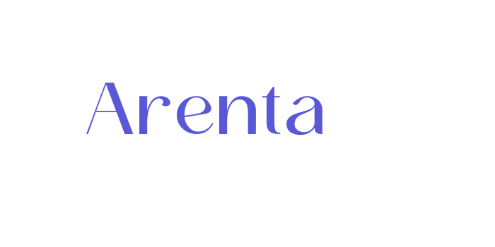 Arenta Font Download