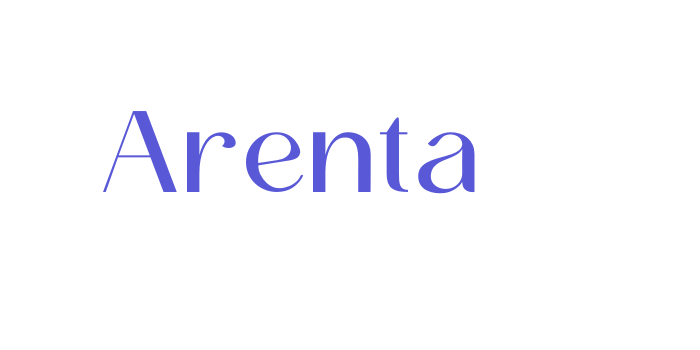 Arenta Font