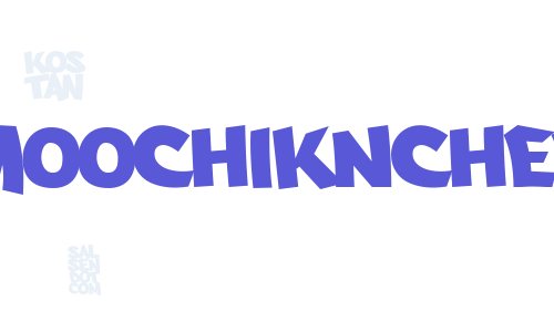 Arfmoochikncheez Font Download