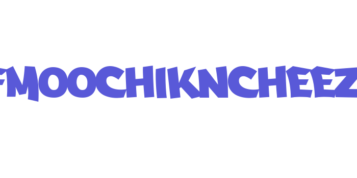 Arfmoochikncheez Font