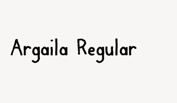 Argaila Regular Font