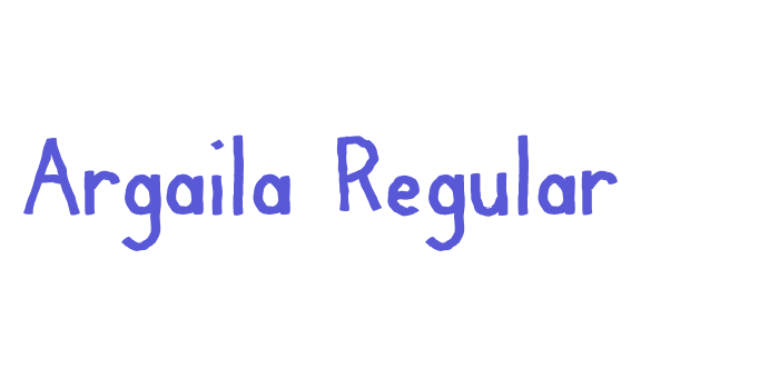 Argaila Regular Font