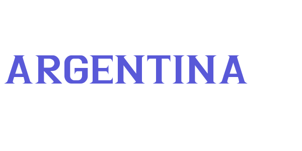 Argentina font free