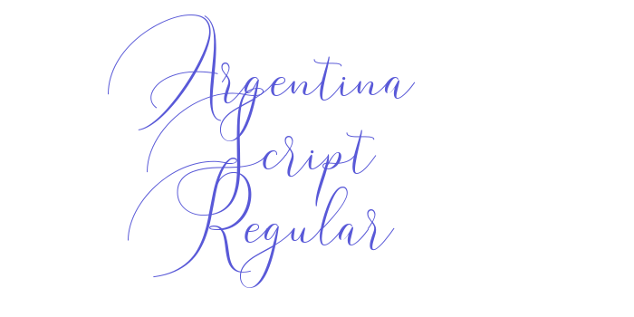 Argentina Script Regular Font Download