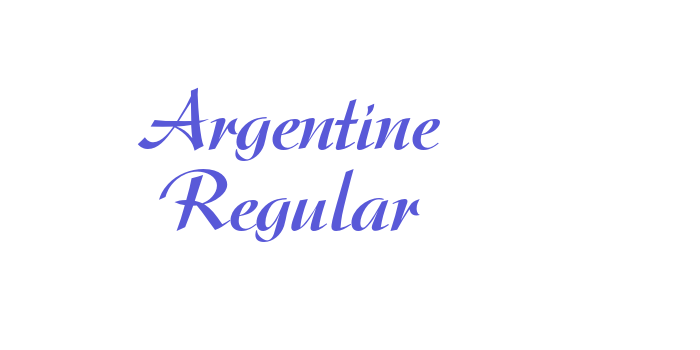 Argentine Regular Font Download