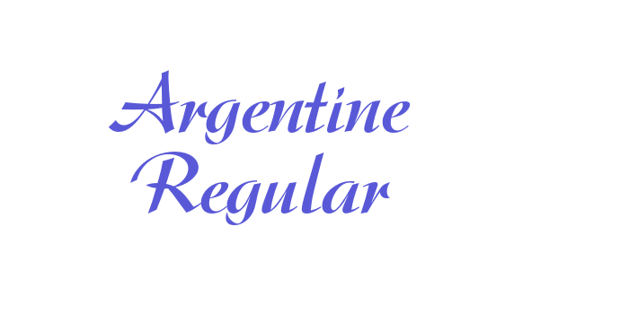 Argentine Regular Font