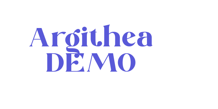 Argithea DEMO Font Download