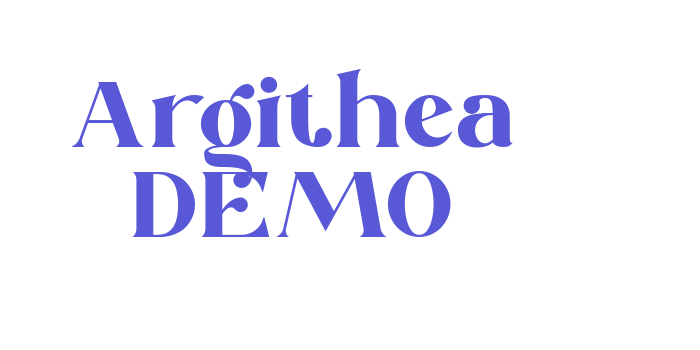 Argithea DEMO Font