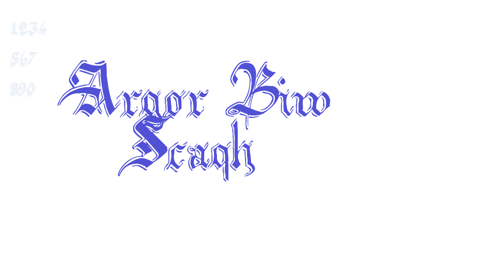 Argor Biw Scaqh-font-download