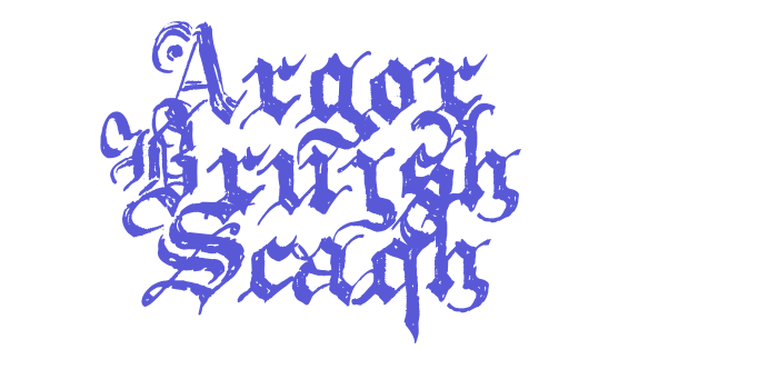 Argor Brujsh Scaqh Font Download