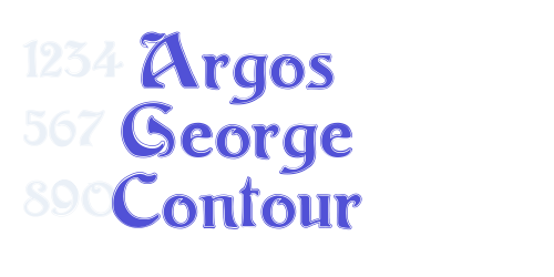 Argos George Contour-font-download
