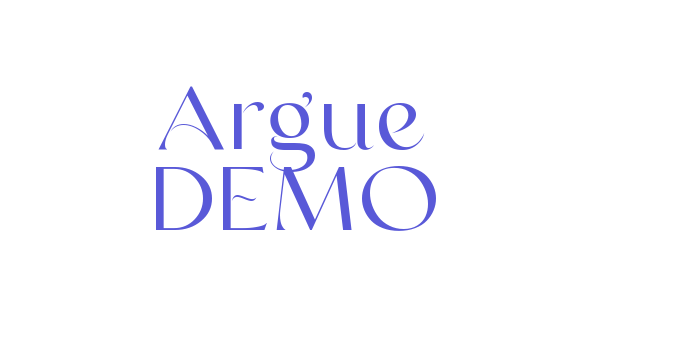 Argue DEMO Font Download