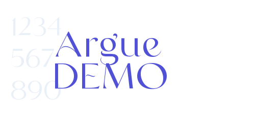 Argue DEMO-font-download